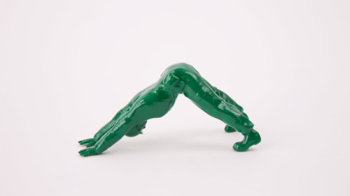 mymodernmet:  Dan Abramson created Yoga Joes, a set of amusing G.I. Joe toy figurines in the middle of practicing yoga. To get your own Yoga Joes, check out the project’s Kickstarter.  So wrong. 