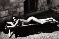  Monica Bellucci by Helmut Newton for GQ [Germany], August 2002 