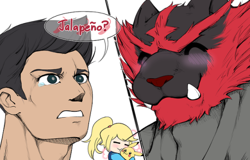 daily-incineroar:little mac finds his lost cat (based off this idea) 
