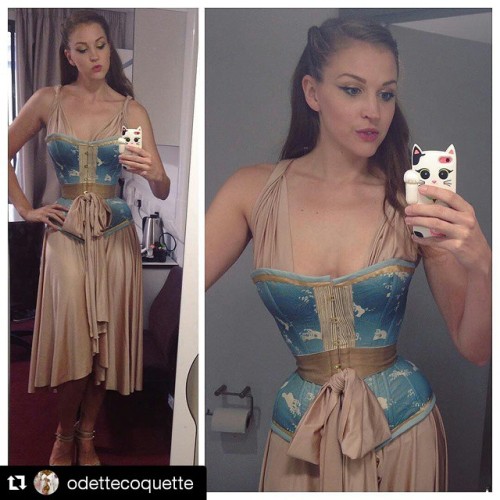 waistlander: Must have been a great dinner! #corsetlove #Repost @odettecoquette with @repostapp ・・・ 
