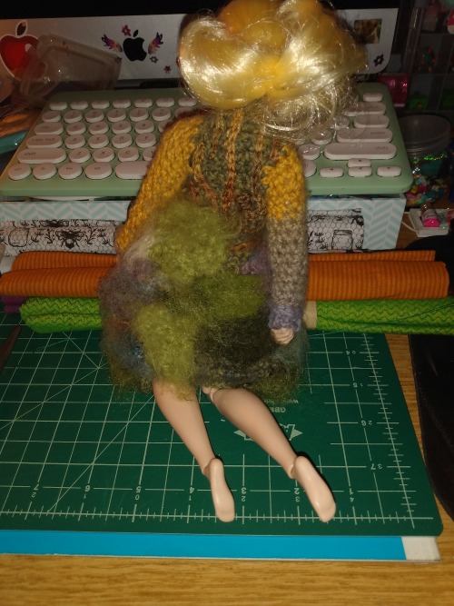 Long-term Project Complete! This Cardigan Was Inspired By Those Yarn Moss Rugs (and Had Me Humming 'The