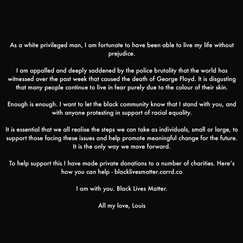 @Louis_Tomlinson blacklivesmatter.carrd.co #BlackLivesMatter