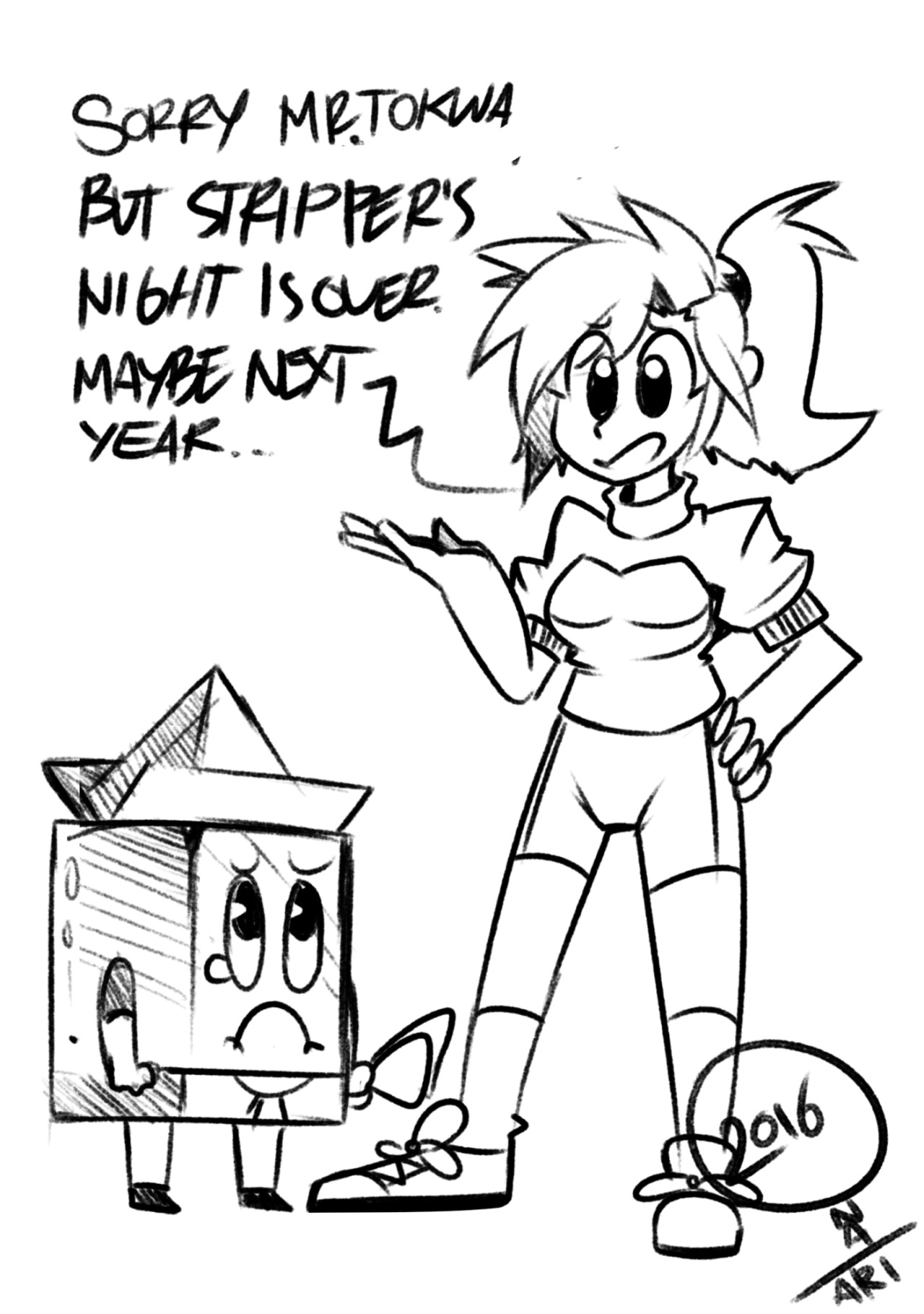 this is my submission for cutiesaturday egoraptor’s event. :) i decided to draw