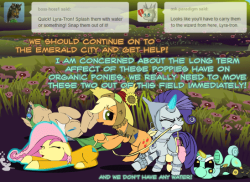 ask-omegacoder:  Cat carrier-of-holding. We Repair Ponies #44  X3! *giggles*&hellip;dat Flutterlion&hellip; HNNNG &lt;333