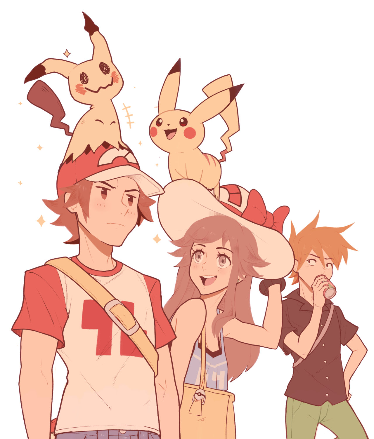 enecoo:  Red likes to be tall   &gt; u&lt; &lt;3