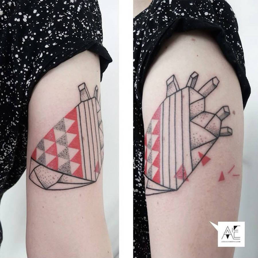 culturenlifestyle:  Whimsical Minimalist Tattoos by Axel Ejsmont Polish illustrator