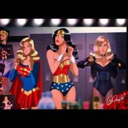 #supergirl #wonderwoman #blackcanary #dccomics
