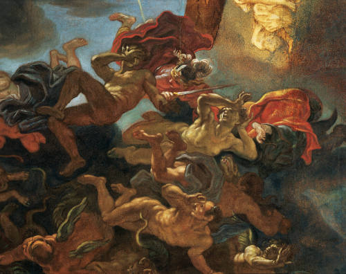The Triumph of the Name of Jesus (detail)Il Baciccio (Giovanni Battista Gaulli) (Italian; 1639–1709)