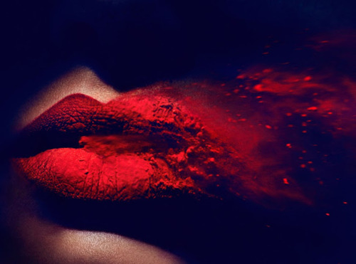 Red Lips by Txema Yeste for Dior