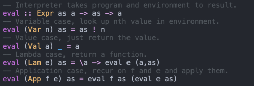 The Lambda Calculus And Typed De Bruijn Indices