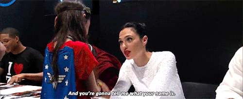 margots-robbie: Gal Gadot shares a sweet moment with young Wonder Woman fan