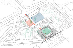 VAN MEYEL
Objet : Restructuration et augmentation de la capacité du site scolaire et création d’un pôle d’activités sur le site Van Meyel
Localisation : Woluwe-Saint-Lambert
Date : depuis 2022
Statut : En développement
[[MORE]] Programme:  Mixte :...