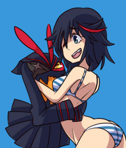 Grimphantom:  Twin-Tailed: Artwork By 複素昼ベルト空間  Some Ryuko Booty