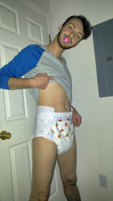 Stripdown-Padup:  And Even More Shenanigans With My New Buddy.   Two Hot Diaper Men