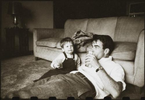 montgomeryclifts:  Montgomery Clift with a young Flip McCarthy (c.1949)