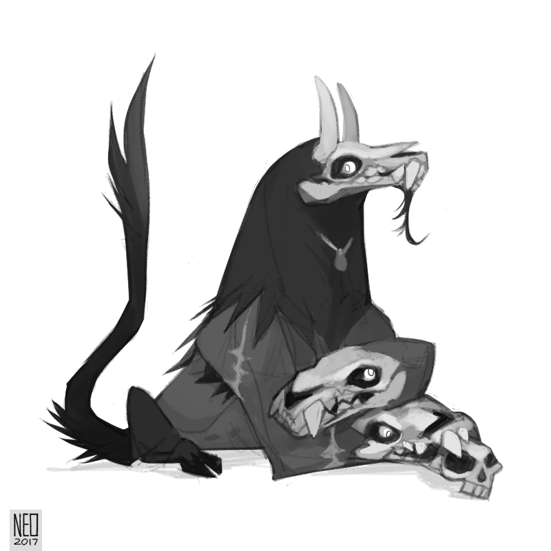 neogeen:  Cerberus demon? 