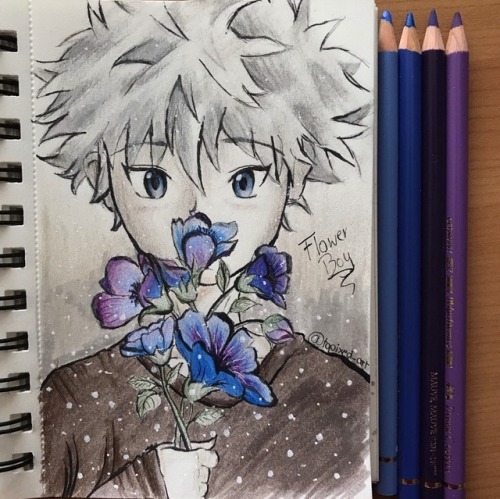 topixed-art: This is inspired by a fanfic flower boy on AO3