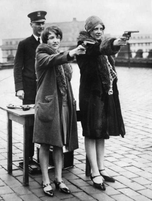 Female security guards in Detriot, 1929.