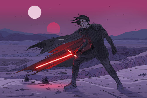 Kylo Ren, looking about as full of rage as we’ve ever seen him, by KAENKO DI.NINETEENDAYSUNTILTHE RI