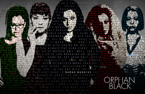 Orphan Black text art.