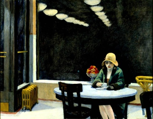 the-night-picture-collector - Alone - 1. Edward Hopper, Automat,...