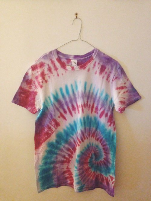 Purple Tie Dye Spiral funny t shirts