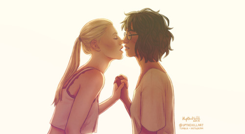 upthehillart:Some female!Drarry