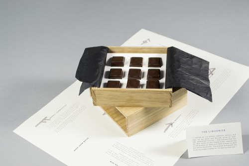 Runes work so well with an ash wood box for a chocolate packaging concept by Danish students Thea St