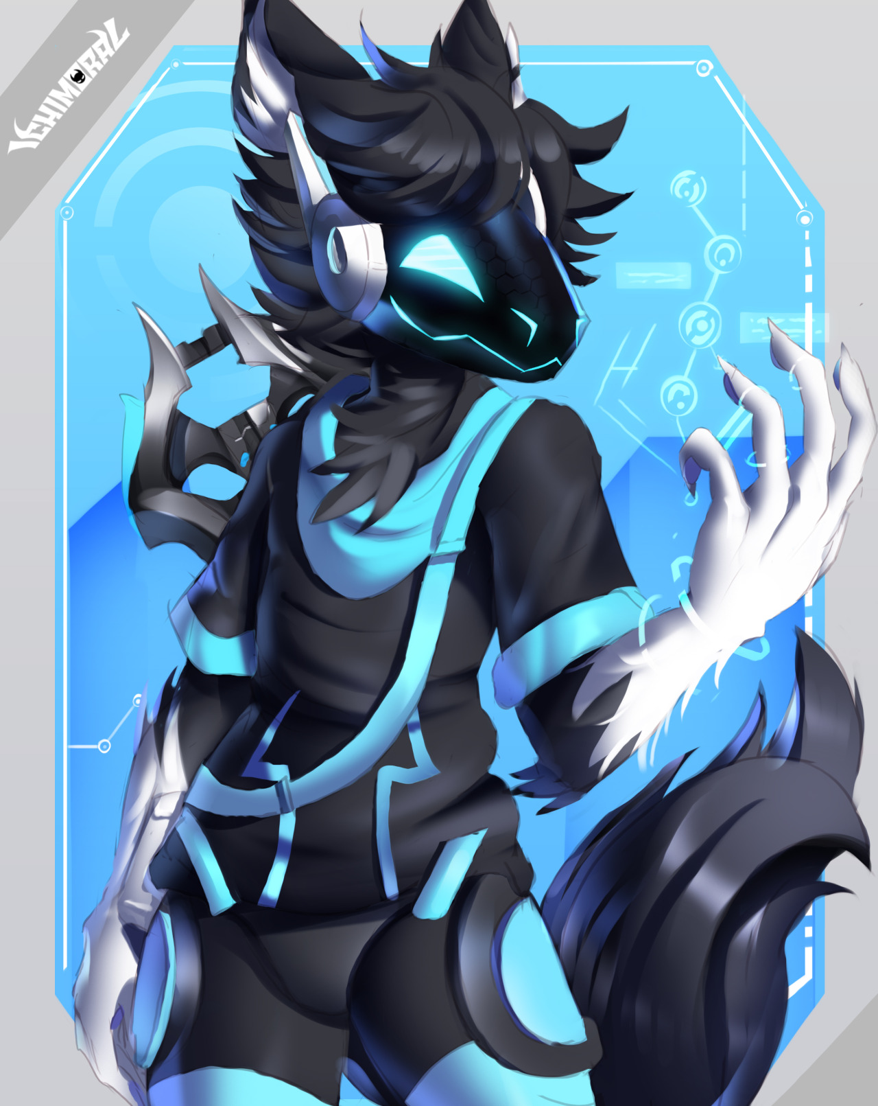 Ichimoral Artworks (Commissions open) — Protogen commission for