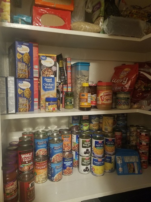 Everytime I go grocery shopping I get a few extra things to put in the pantry and/or freezer. It&rsq