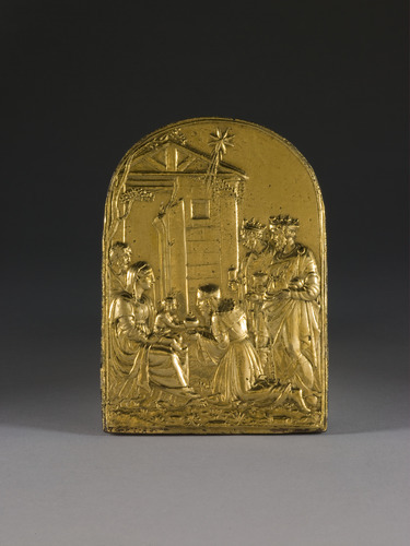 Plaquette, The Adoration of the Magi, Giovanni Bernardi, early 16th century, Saint Louis Art Museum: