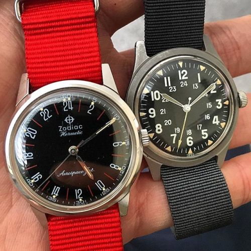 Two 24hr dials at the same time via Instagram 1025vintage.com