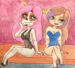 Macy and Jellyrequested by -ashtheechidna