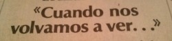 Bueno mor, qué te puedo decir?