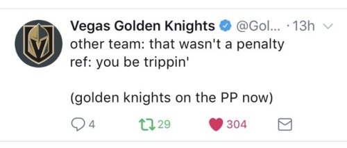 , in which the vgk twitter continues to be the best thing in my life