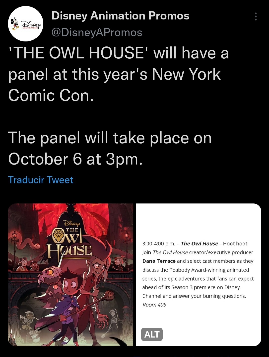 The Owl House, FULL CAST PANEL