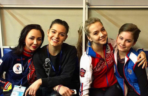 As for me top russian skaters but results after SP ladies at Russian Nationals show Elena at second,