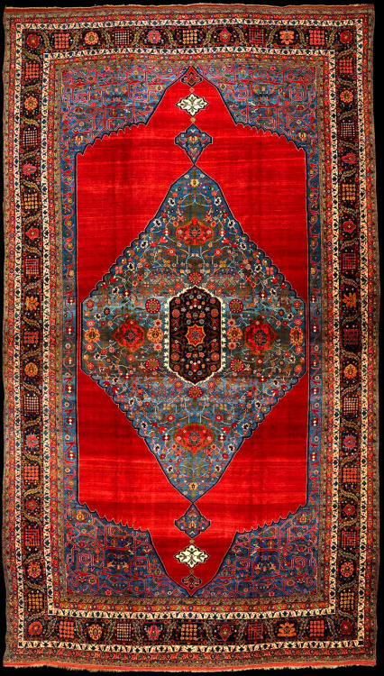Porn photo ufansius:Bidjar wool carpet - Persia, circa