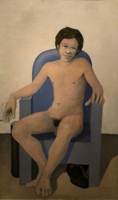 Poliwait:  Pablo Suárez. El Sillón Azul, 1972. Museo Nacional De Bellas Artes,