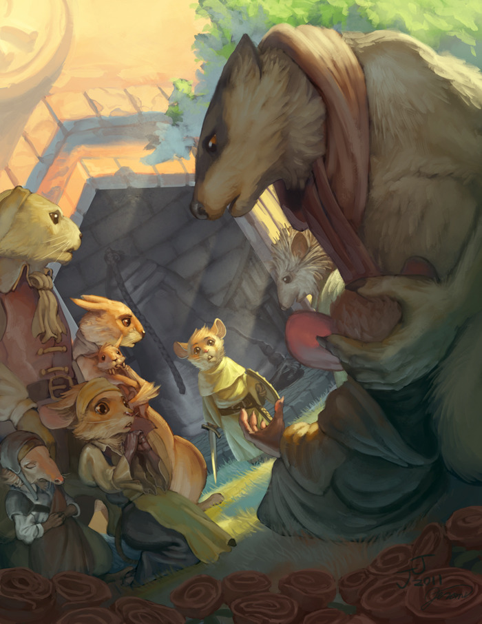 sinto619: Following the previous post… 3 of my old redwall works from years ago.