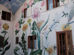spiritofthesunserpent:  Murals painted on buildings of the Spiritual Eco-Community in Damanhur, Italy (Please do not remove source or text)  