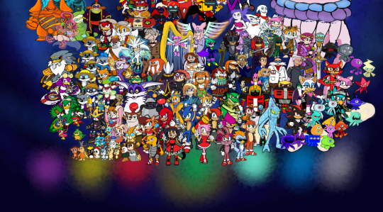 Every Sonic Character EVER! 30th Anniversary Dedication 