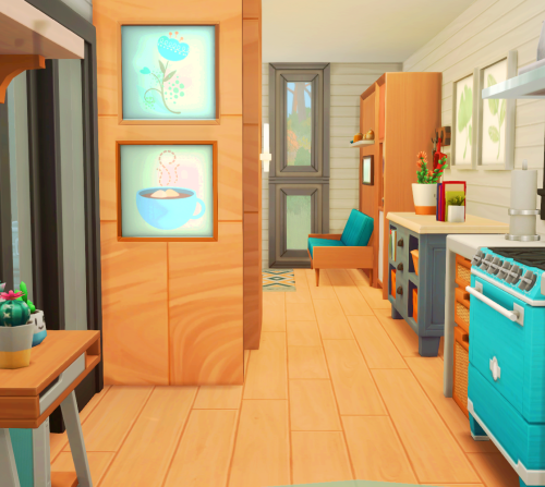 anotherplumbob: EENY , MEENY, TINY HOME  I built this tiny house (62 tiles) to try the new pack, so 