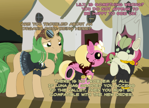 ask-omegacoder:  Welcome to eerie town. We Repair Ponies #150   =o