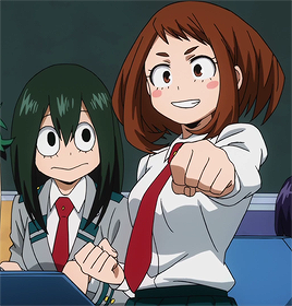 tsuyusochako:girlfriends! 