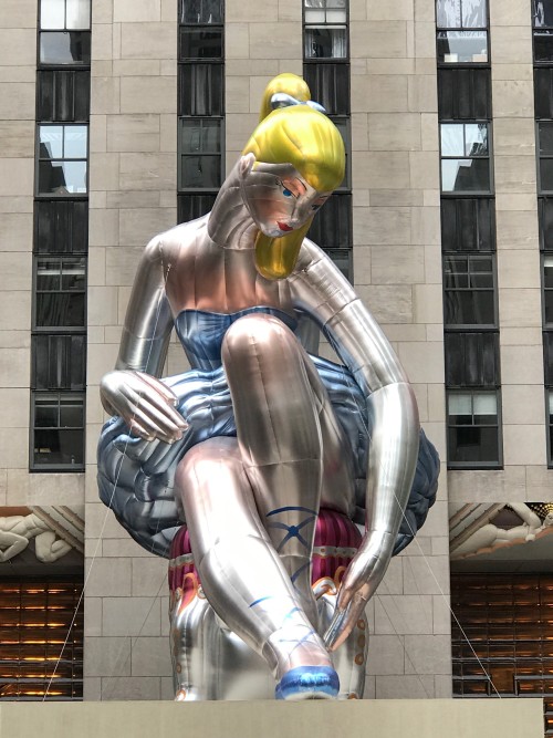 New York All Okay — Seated Ballerina by Jeff Koons