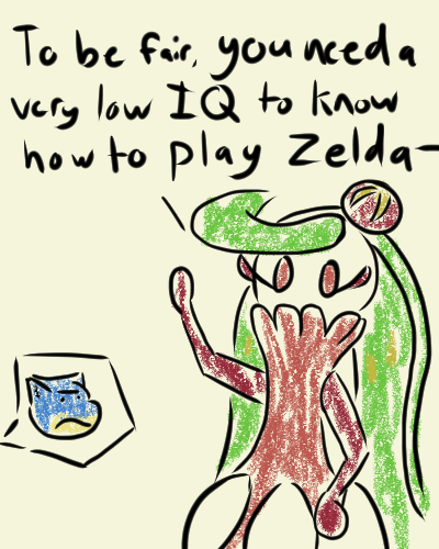 And Now, Two Out-of-context Warmup Sketcheswell, One Out-of-context Warmup Sketch With Two Color Palettesbased