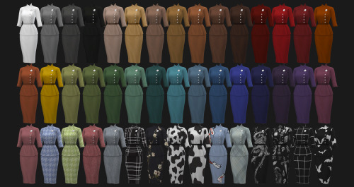 ms-marysims:Beatrice Dress+ ts3 to ts4+ 45 swatches+ all LODs+ shadow and normal maps included+ cust