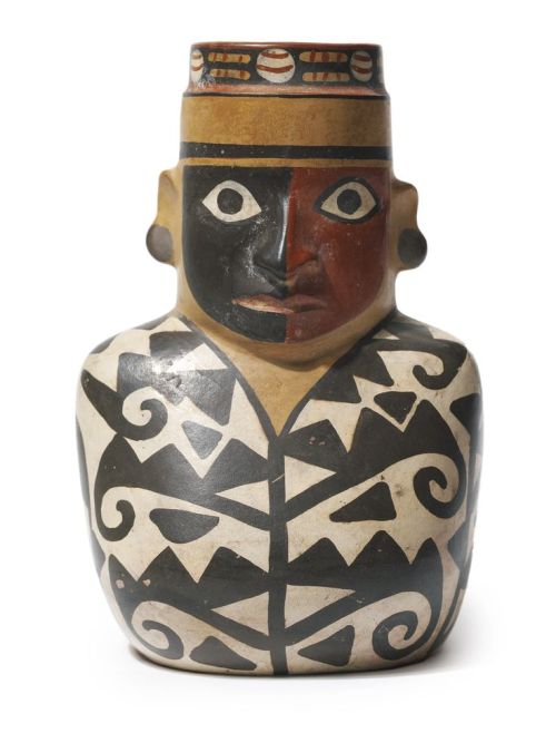 Wari Figural Vessel in Black and White Tunic&lt;br&gt;ca. A.D. 600-1000 | lot | Sotheby&rsquo;s