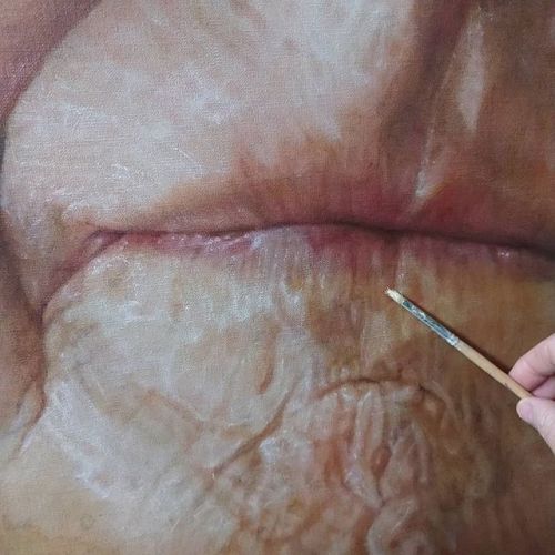 The fragility and translucency of skin. Enthralling to paint.ift.tt/2tw3w8c-#oilpaint #oilon